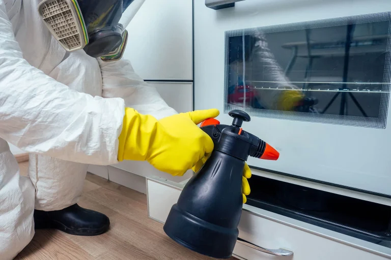 Spay difusor para tratamiento de desinsectación profesional en Barcelona.