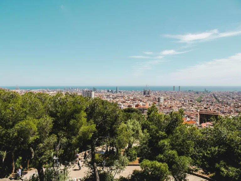 Vistas desde Collserola del barrio Sarrià-Sant Gervasi. zona cubierta por servicios de Desinsectación Sarrià-Sant Gervasi.